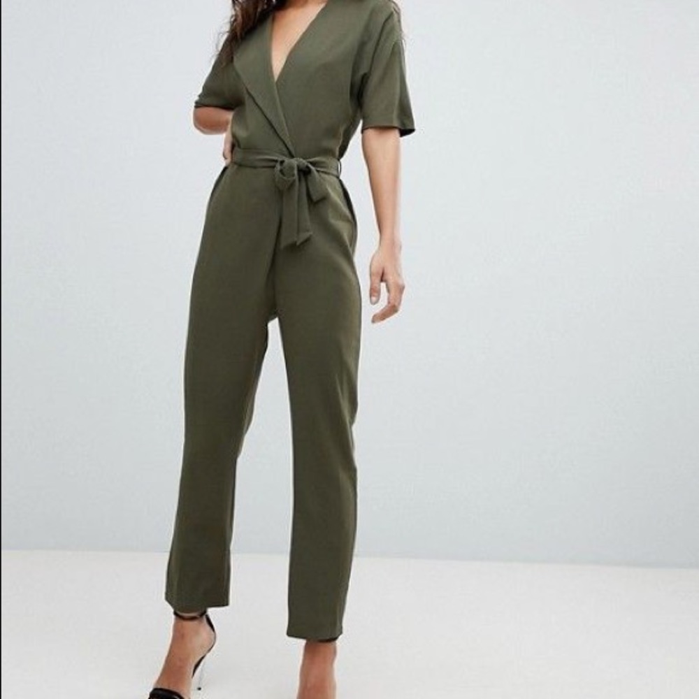 Bishop + Young olive green jumpsuit jumper 💚